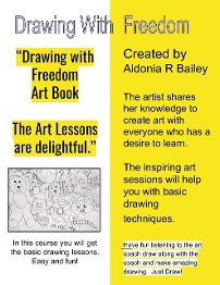 flyer, for,drawing with freedom book