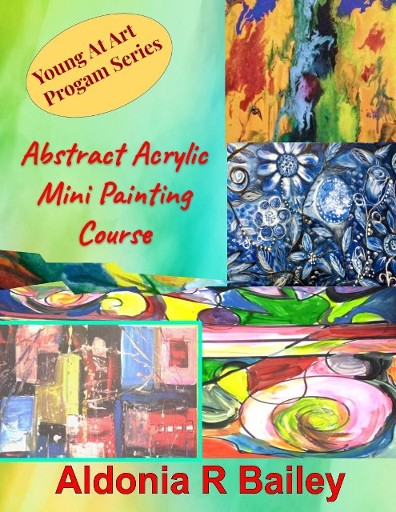 abstract painting book cover